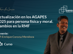 Actualización en los AGAPES 2025 para persona física y moral. Cambios en RMF