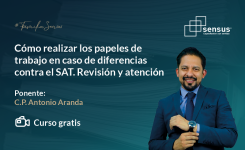 Cómo realizar los papeles de trabajo en caso de diferencias contra el SAT. Revisión y atención