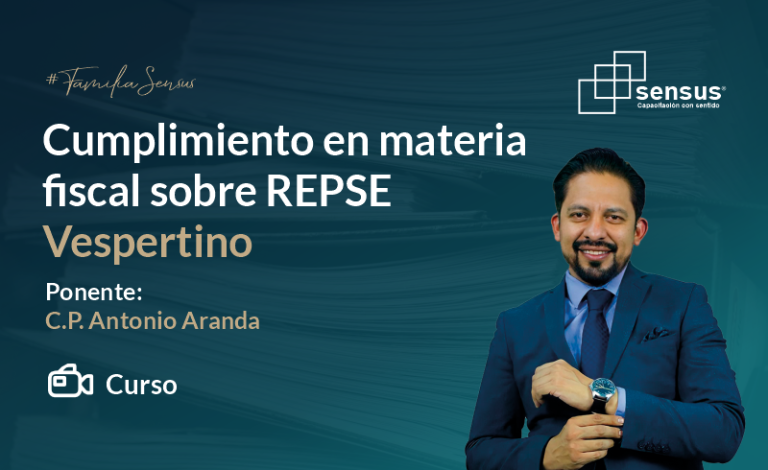 Cumplimiento en materia fiscal sobre REPSE Vespertino
