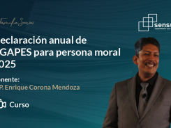 Declaración anual de AGAPES para persona moral 2025