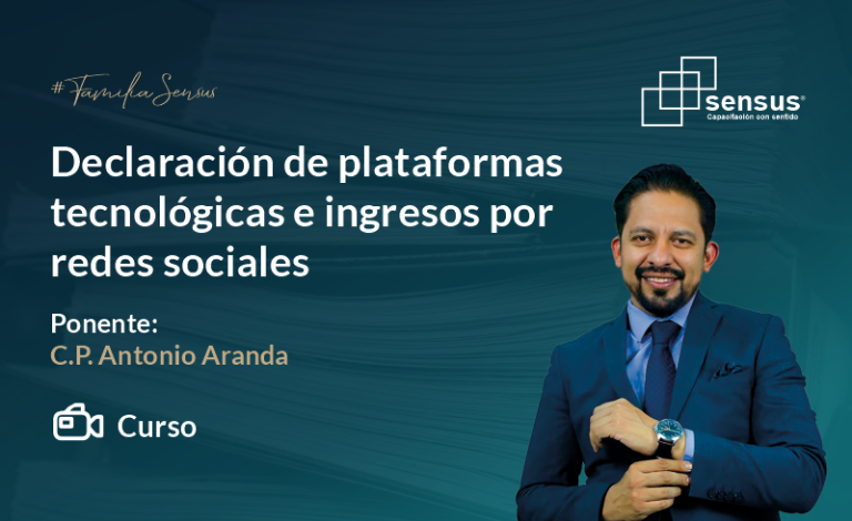 Declaración de plataformas tecnológicas e ingresos por redes sociales