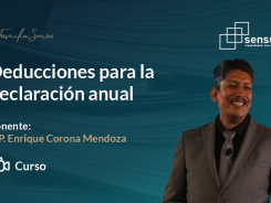 Deducciones para la declaración anual
