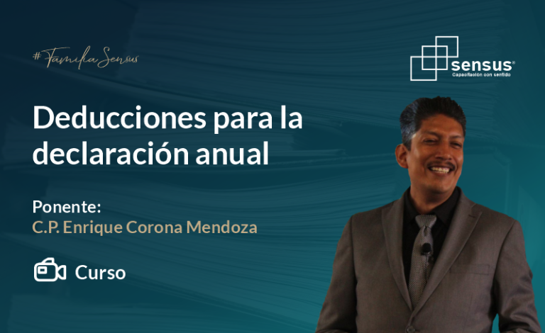 Deducciones para la declaración anual