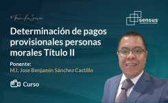 Determinación de pagos provisionales personas morales Título II