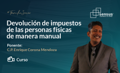 Devolución de impuestos de las personas físicas de manera manual