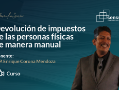 Devolución de impuestos de las personas físicas de manera manual