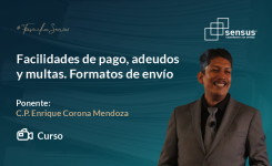 Facilidades de pagos, adeudos y multas. Formatos de envío