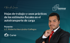 Hojas de trabajo y casos prácticos de los estímulos fiscales en el autotransporte de carga