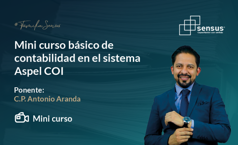 Mini curso básico de contabilidad en el sistema Aspel COI