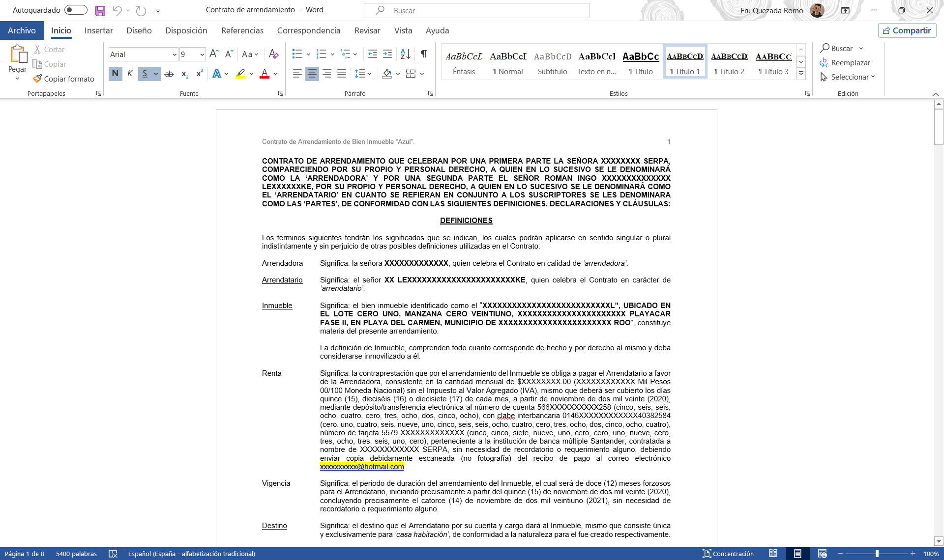 Contrato de arrendamiento - Image 2
