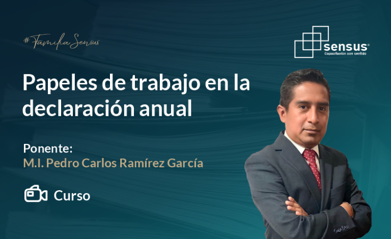 Papeles de trabajo para la declaración anual