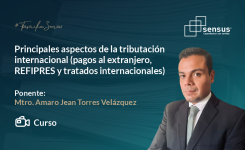Principales aspectos de la tributación internacional (Pagos al extranjero, REFIPRES y tratados internacionales)