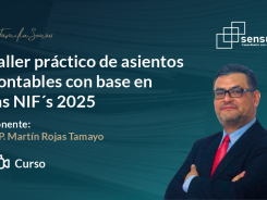 Taller práctico de asientos contables con base en las NIF´s 2025