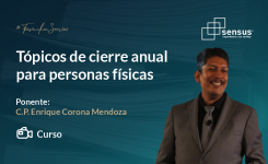 Tópicos de cierre anual para personas físicas