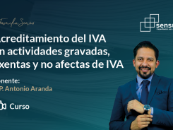 Acreditamiento del IVA en actividades gravadas, exentas y no afectas de IVA