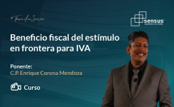 Beneficio fiscal del estimulo en frontera para IVA
