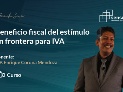 Beneficio fiscal del estimulo en frontera para IVA