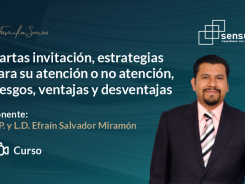 Cartas invitación, estrategias para su atención (o no atención), riesgos, ventajas y desventajas