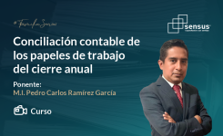 Conciliación contable de los papeles de trabajo del cierre anual
