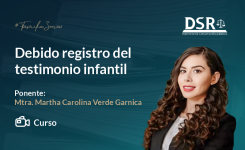 Debido registro del testimonio infantil