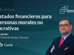 Estados financieros para personas morales no lucrativas