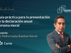 Guía práctica para la presentación de la declaración anual persona moral