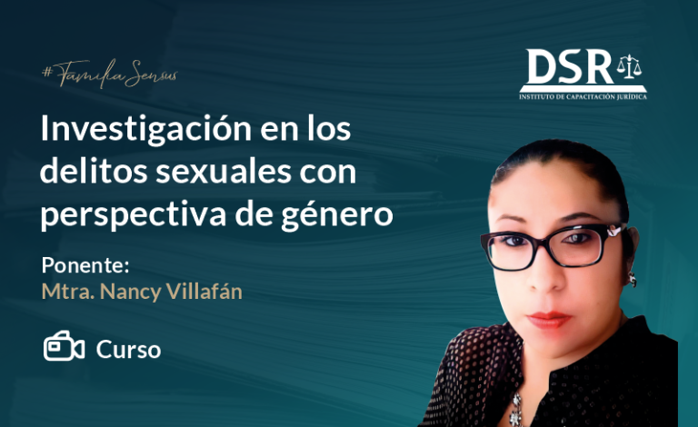 Investigación en los delitos sexuales con perspectiva de género