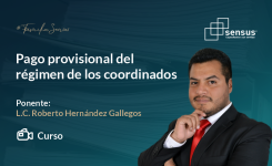Pago provisional del régimen de los coordinados