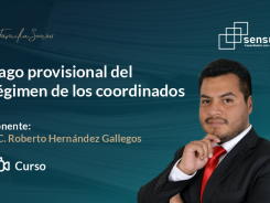 Pago provisional del régimen de los coordinados