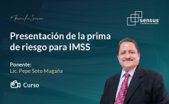 Presentación de la prima de riesgo para IMSS