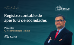 Registro contable de apertura de sociedades