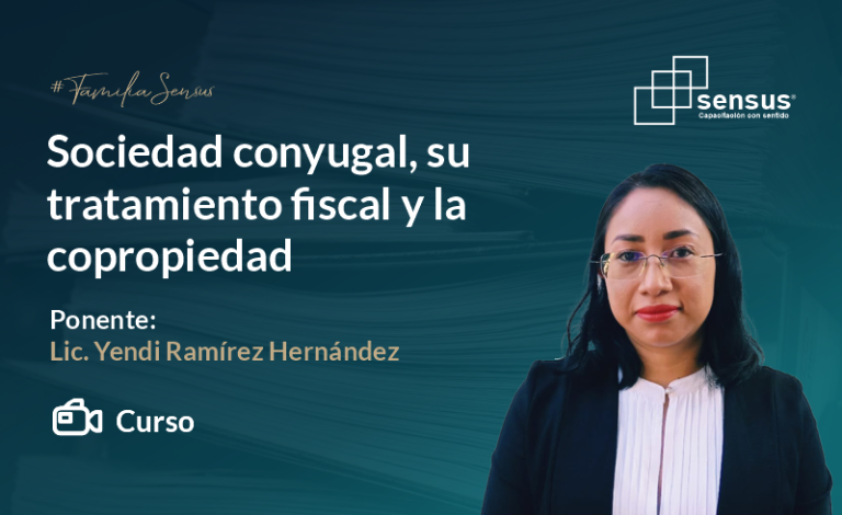 Sociedad conyugal, su tratamiento fiscal y la copropiedad