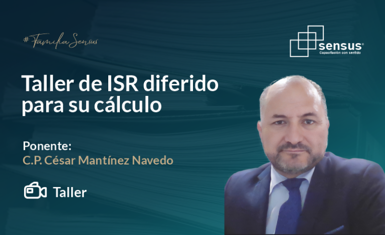 Taller de ISR diferido para su cálculo