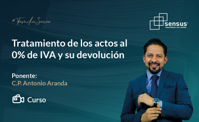 Tratamiento de los actos al 0% de IVA y su devolución
