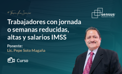 Trabajadores con jornada o semanas reducidas, altas y salarios IMSS