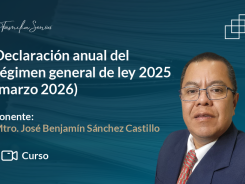 Declaración anual del régimen general de ley 2025 (marzo 2026)