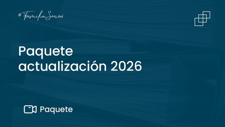 Paquete actualización 2026