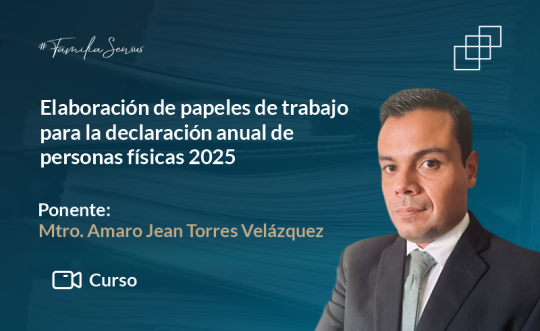 Elaboración de papeles de trabajo para la declaración anual de personas físicas 2025