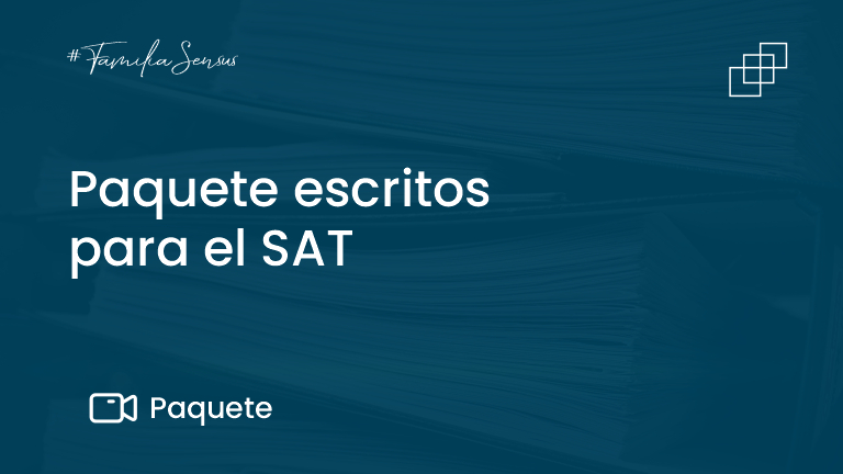 Paquete escritos para el SAT