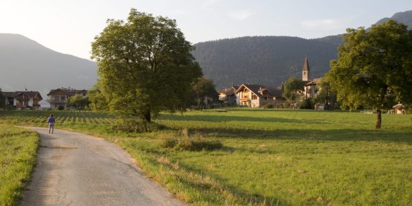 A morning walk in the country side of North Italy Fiave